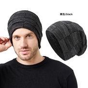 ( black)hat man knitting lovers style velvet hedging