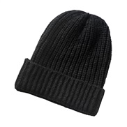 ( black) head hat occidental style autumn Winter imitate sheep velvet pure color knitting woolen hat