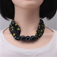( black)Chiffon production scarves fashion woman print brief fashion all-Purpose ornament