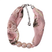 (42cm)Chiffon production scarves fashion woman print brief fashion all-Purpose ornament