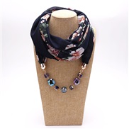 ( black)Chiffon necklace woman spring Autumn and Winter fashion spring summer woman