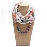 ( white)Chiffon necklace woman spring Autumn and Winter fashion spring summer woman