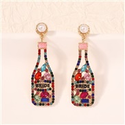 ( Color) Word temperament trend all-Purpose earrings Earring woman