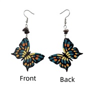 ( Navy blue) earringsEarrings butterfly Earring Japan and Korea wind wings earring
