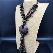 ( browncircular  2)necklace Coir hedging long necklace  Bohemia retro wind wind