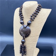 (1) rhombus long necklacejewelry ecklace  retro