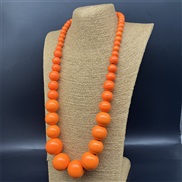 ( Orangelength   necklace 1)exaggerating long necklace  Bohemia ethnic style retro beads necklace