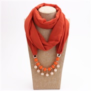 (yellow )Pearl Chiffon necklace woman spring Autumn and Winter fashion spring summer woman