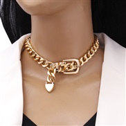 ( Gold necklace)occid...
