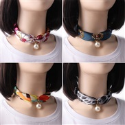 (45CM)Korea necklace Pearl scarves short style clavicle samll apparel fitting lady scarves