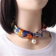(13)Korea necklace Pearl scarves short style clavicle samll apparel fitting lady scarves