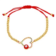 ( red) occidental style love bracelet eyes eyes fully-jewelled enamel braceletbrm