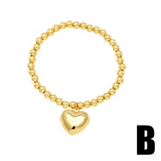 (B) brief love bracelet occidental style fashion bronzek gold beads bracelet womanbrm