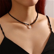 (NZ3 21heise) occidental style beads necklace woman chain Bohemia fashion Pearl woman
