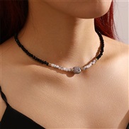 (NZ3 22heise) occidental style beads necklace woman chain Bohemia fashion Pearl woman