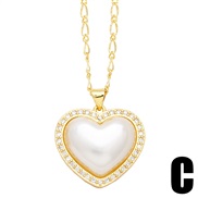 (C) love necklace wom...