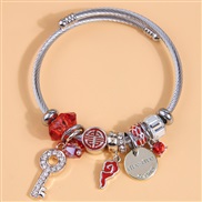 fashion conciseOL concise more elements pendant accessories temperament lady bangle