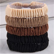 (5 ) high quality high elasticity Cloth pattern head leather lady rope circle