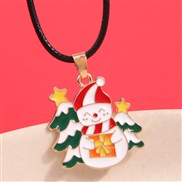 occidental style fashion concise christmas christmas personality woman necklace