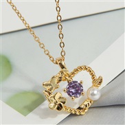 Korean style fashion sweetOL love personality lady necklace