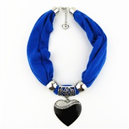 ( sapphire blue )occidental style  heart-shaped pendant  fashion lady belt