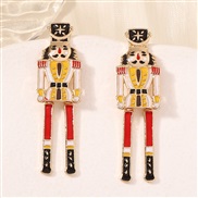 ( yellow) occidental style temperament fashion personality trend all-Purpose samll earrings ear stud Earring