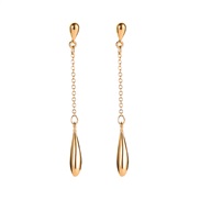 ( Gold 7  )occidental styleins wind long style tassel earrings woman fashion personality diamond chain earring Earring