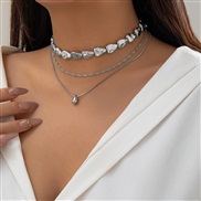 ( 2  necklace White K...