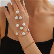 ( whitePearl ) temperament trend Pearl head bracelet