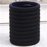 (10 ) high quality high elasticity black Stripe head leather lady rope circle