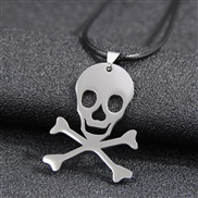 fashion skull stainless steel pendant man necklace