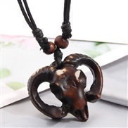 occidental style fashion noble wind sheep resin accessories temperament man necklace woman long necklace