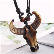 occidental style fashion noble wind head resin accessories temperament man necklace woman long necklace