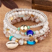 fashion Bohemia noble wind Shells eyes accessories multilayer temperament lady bracelet