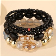 fashion Bohemia noble wind crystal accessories multilayer temperament lady bracelet