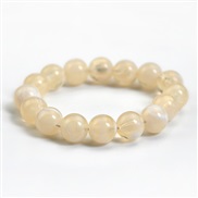 (B1693 Y12 Beige)new medium color imitate beads bracelet woman all-Purpose samll temperament color