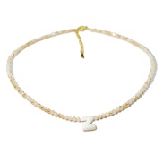 (Z)Shells Word crystal beads necklace woman temperament all-Purpose clavicle chain color