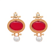 ( red)medium earrings...