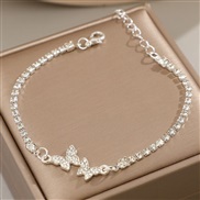 (58299 1)occidental style fully-jewelled bracelet samll diamond butterfly bracelet same style high bracelet