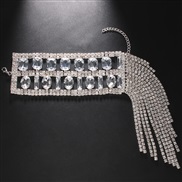( Silver)luxurious tassel bracelet  occidental style Bohemian style multilayer woman racelet