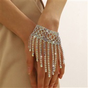 ( Gold)occidental style diamond tassel bracelet  fashion personality more hollow Round woman racelet