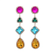 ( Color)super claw chain earrings occidental style exaggerating Earring woman multilayer geometry earring brideearrings