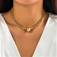 ( 2  necklace Gold 58...