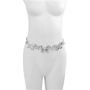( White K 1225)occidental style  punk three-dimensional splice layer butterfly chain woman  brief geometry all-Purpose 