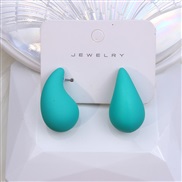 ( Lake Blue ) drop ear stud earrings brief fashion Acrylic earring woman