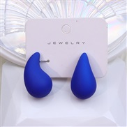 ( sapphire blue ) drop ear stud earrings brief fashion Acrylic earring woman