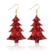 ( red1 347)christmas sequin christmas tree shape occidental style day