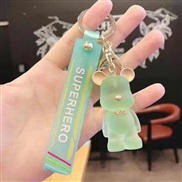 ( green crystal) style creative crystal key buckle lovers day gift bag bag samll pendant