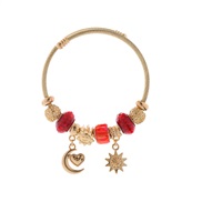 ( red)occidental styleDIY more Alloy pendant hanging ornaments  fashion personality all-Purpose bangle