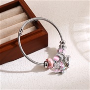 (butterfly )occidental style more stainless steel diamond beads bangle all-Purpose love butterfly ornament lovers
